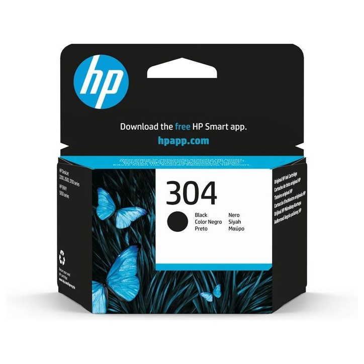 N9K06AE HP 304 Black Original Ink Cartridge