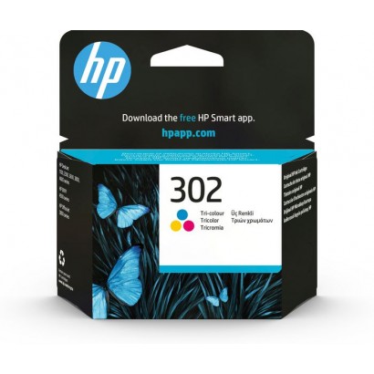 F6U65AE F6U65AE HP 302 Tri-Color Original Ink Cartridge