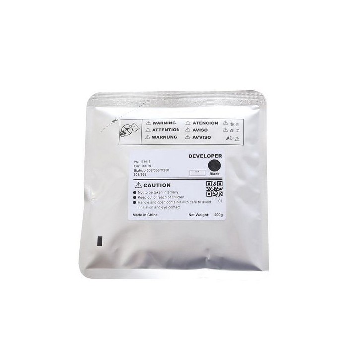 MSP171015 CoreParts Black Developer 600K KONICA MINOLTA Bizhub 308/368brBizhub C258/308/368brBizhub C458/558/658