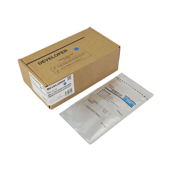 MSP8891C CoreParts Cyan Developer (OEM) 240K RICOH Aficio MPC2030/2050/2550brAficio MPC2051/2551brAficio MPC2800/3300/4000/5000 