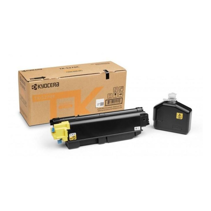 TK5270Y Kyocera Tk-5270Y Toner Cartridge 1 Pc(S) Original Yellow TK5270Y Kyocera Tk-5270Y Toner Cartridge 1 Pc(S) Original Yellow