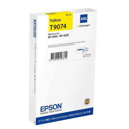 C13T90744N C13T90744N Epson Wf-6Xxx Ink Cartridge Yellow Xxl