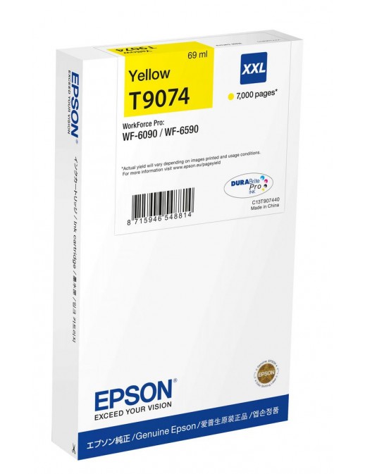C13T90744N C13T90744N Epson Wf-6Xxx Ink Cartridge Yellow Xxl