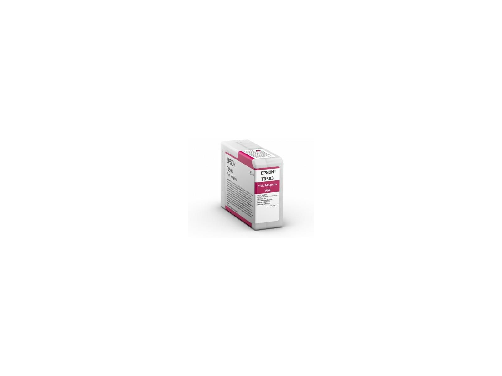 C13T85030N C13T85030N Epson T8503 Ink Cartridge 1 Pc(S) Original Vivid Magenta C13T85030N C13T85030N Epson T8503 Ink Cartridge 1 Pc(S) Original Vivid Magenta