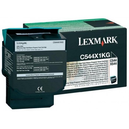 0C544X1KG 0C544X1KG Lexmark C544X1Kg Toner Cartridge Original Black