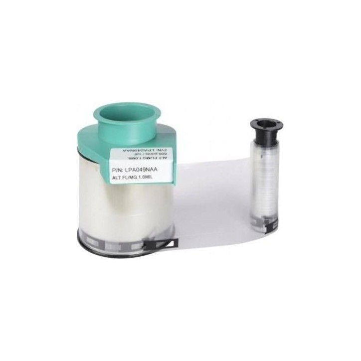 LPA049NAA Evolis ALTERNATE CLEAR PATCH 1.0 MIL (600 prints / roll) FULL / MAG CUT