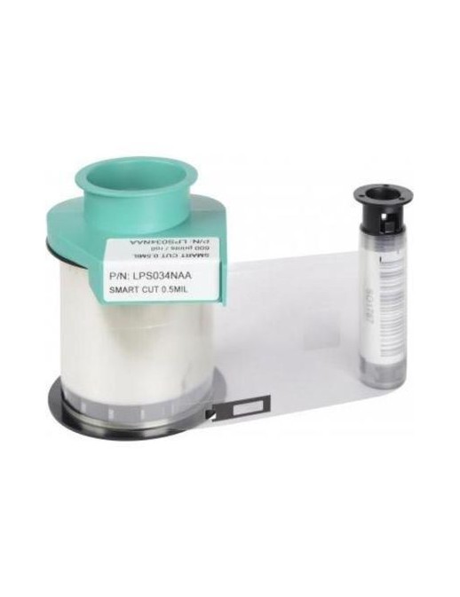 LPS034NAA LPS034NAA Evolis CLEAR SMART CUT PATCH 0.5 MIL (600 prints / roll)