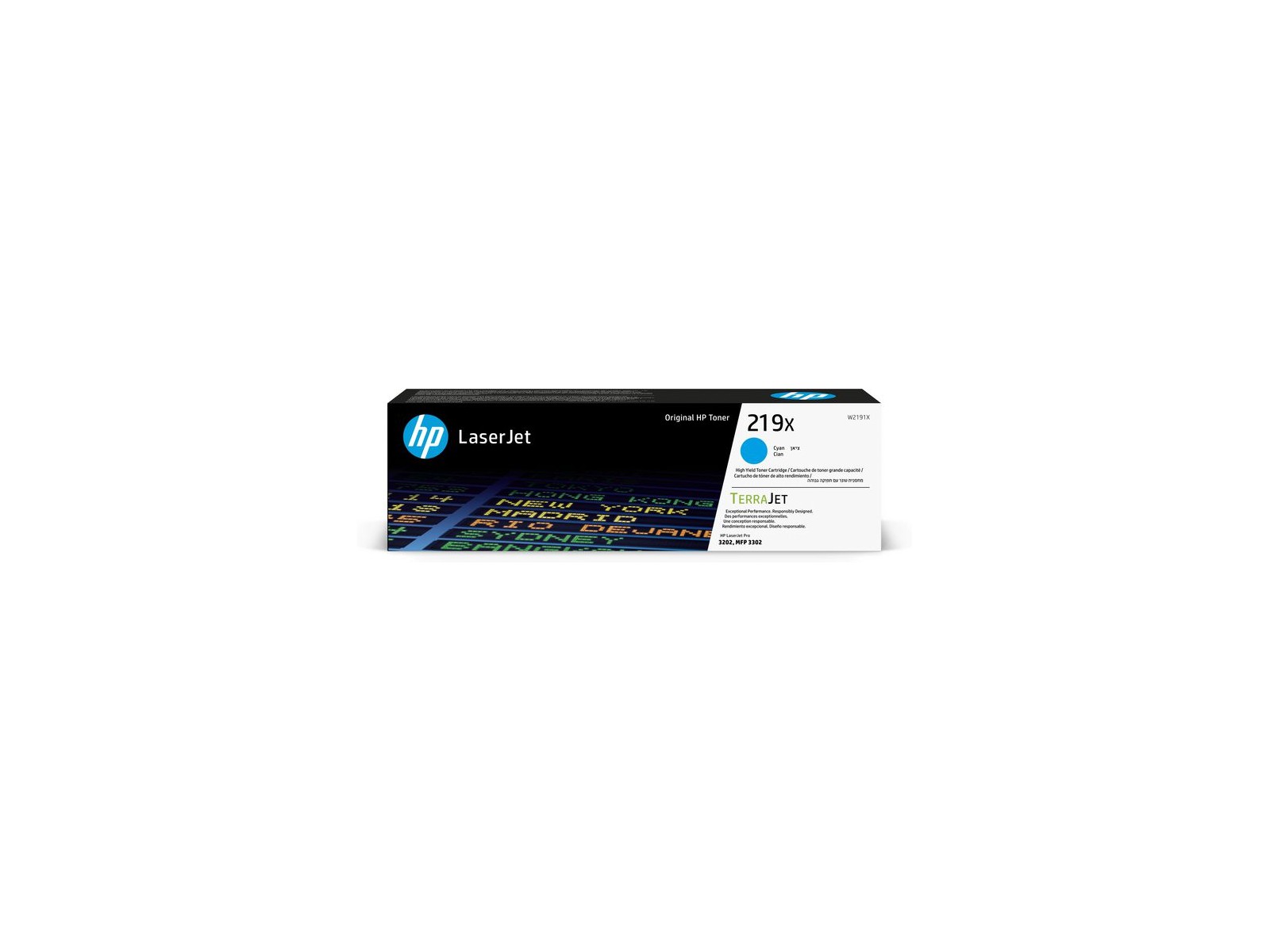 W2191X W2191X HP 219X High Yield Cyan Original Laserjet Toner Cartridge W2191X W2191X HP 219X High Yield Cyan Original Laserjet Toner Cartridge