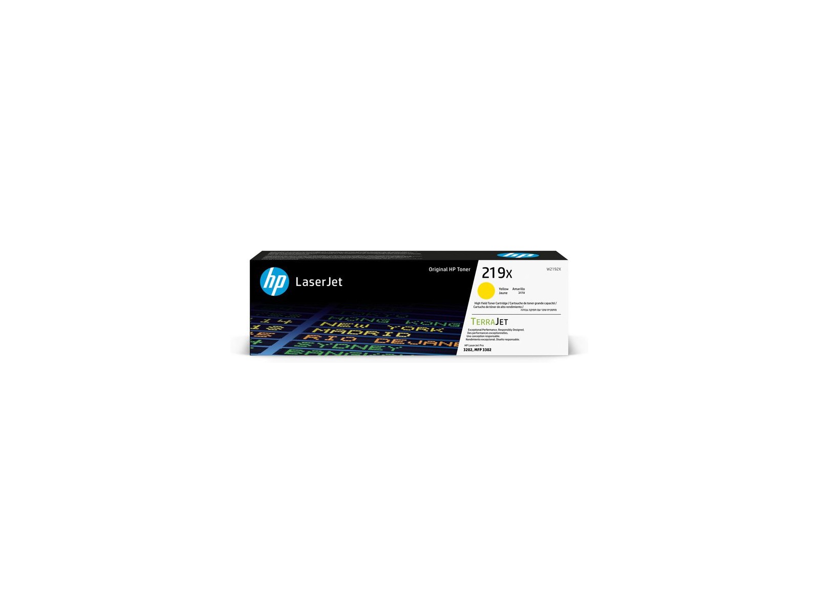 W2192X W2192X HP 219X High Yield Yellow Original Laserjet Toner Cartridge W2192X W2192X HP 219X High Yield Yellow Original Laserjet Toner Cartridge