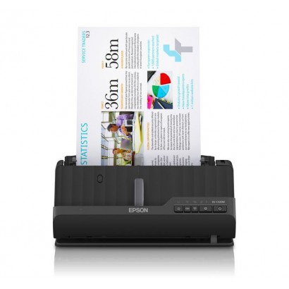 B11B270401 Epson Es-C320W Adf + Sheet-Fed Scanner 600 X 600 Dpi A4 Black