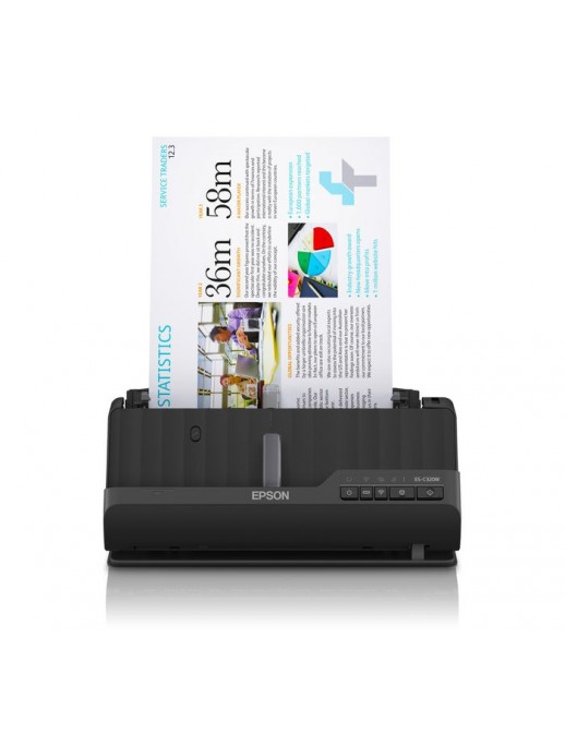 B11B270401 Epson Es-C320W Adf + Sheet-Fed Scanner 600 X 600 Dpi A4 Black