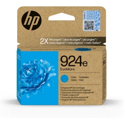 4K0U7NE 4K0U7NE HP 924E Evomore Cyan Original Ink Cartridge