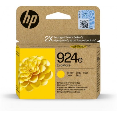 4K0U9NE 4K0U9NE HP 924E Evomore Yellow Original Ink Cartridge