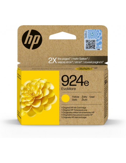 4K0U9NE 4K0U9NE HP 924E Evomore Yellow Original Ink Cartridge