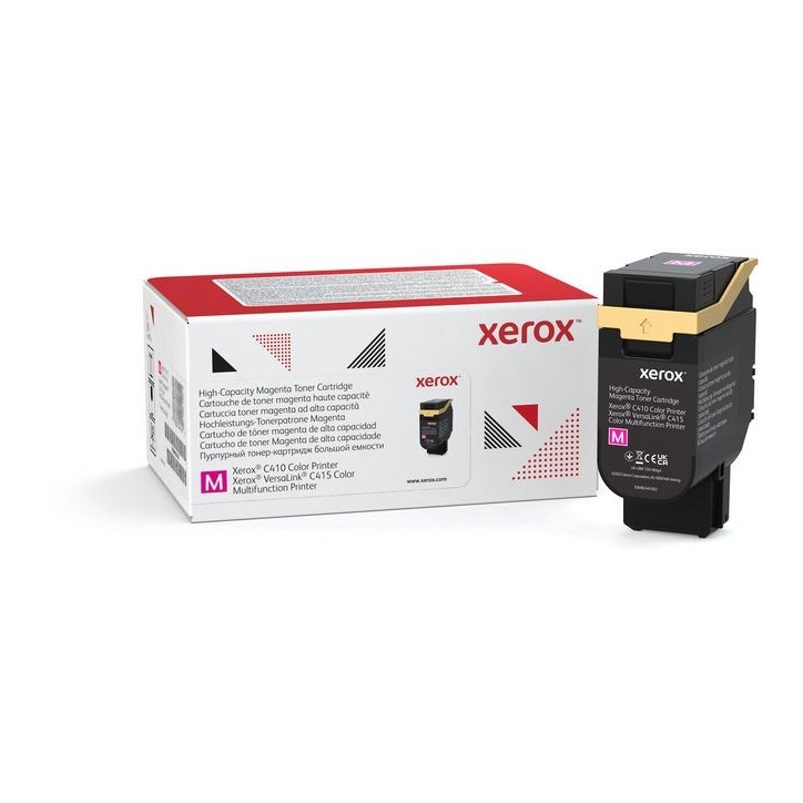 006R04687 Xerox 10 / Versalink C415 Color Multifunction Printer Magenta High Capacity Toner Cartridge (7,000 Pages) - 006R04687