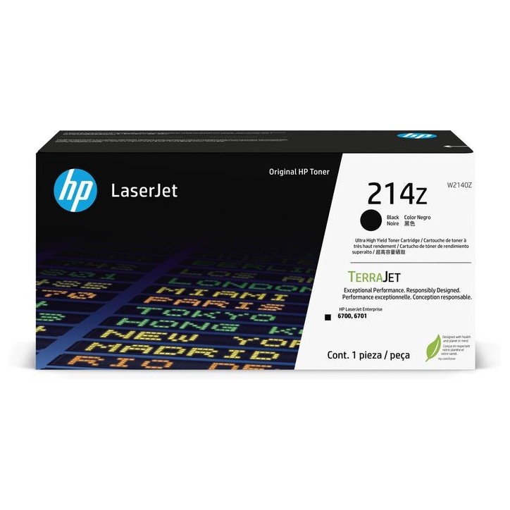 W2140Z HP 214Z Ultra High Yield Black Original Laserjet Toner Cartridge