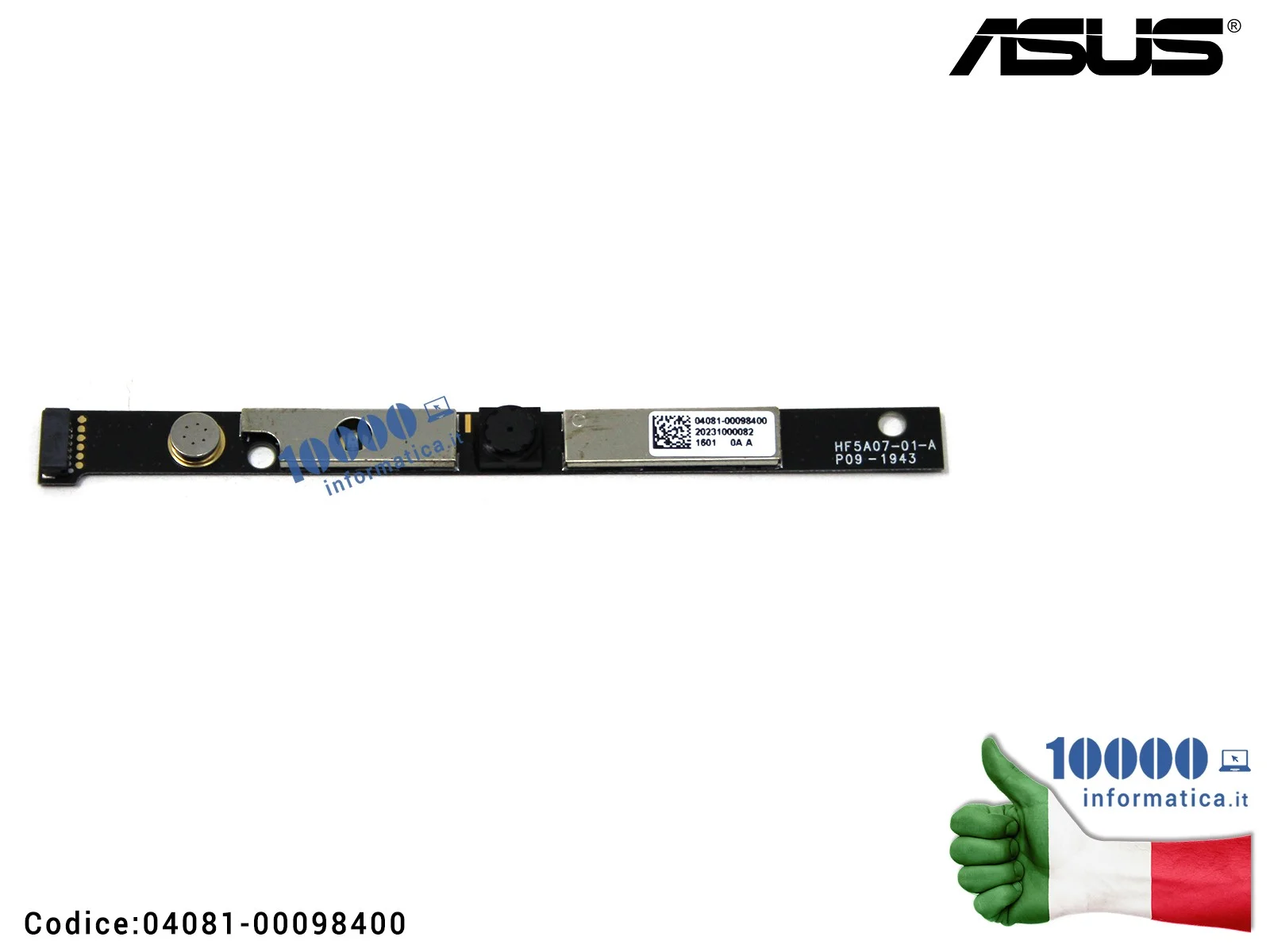 04081-00098400 Camera Webcam Interna per Notebook Asus E406SA X510QA X510QR X510UA Webcam + Microfono ASUS VivoBook X510 X510... 04081-00098400 Camera Webcam Interna per Notebook Asus E406SA X510QA X510QR X510UA Webcam + Microfono ASUS VivoBook X510 X510...