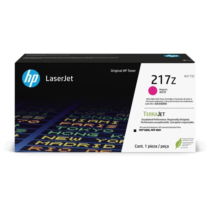 W2173Z HP 217Z Ultra High Yield Magenta Original Laserjet Toner Cartridge