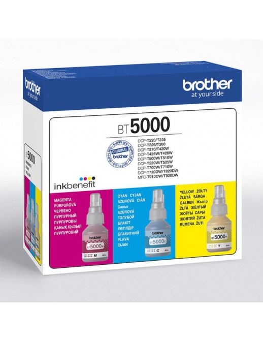 BT5000CLVAL BT5000CLVAL Brother Ink Cartridge 3 Pc(S) Compatible Cyan, Magenta, Yellow