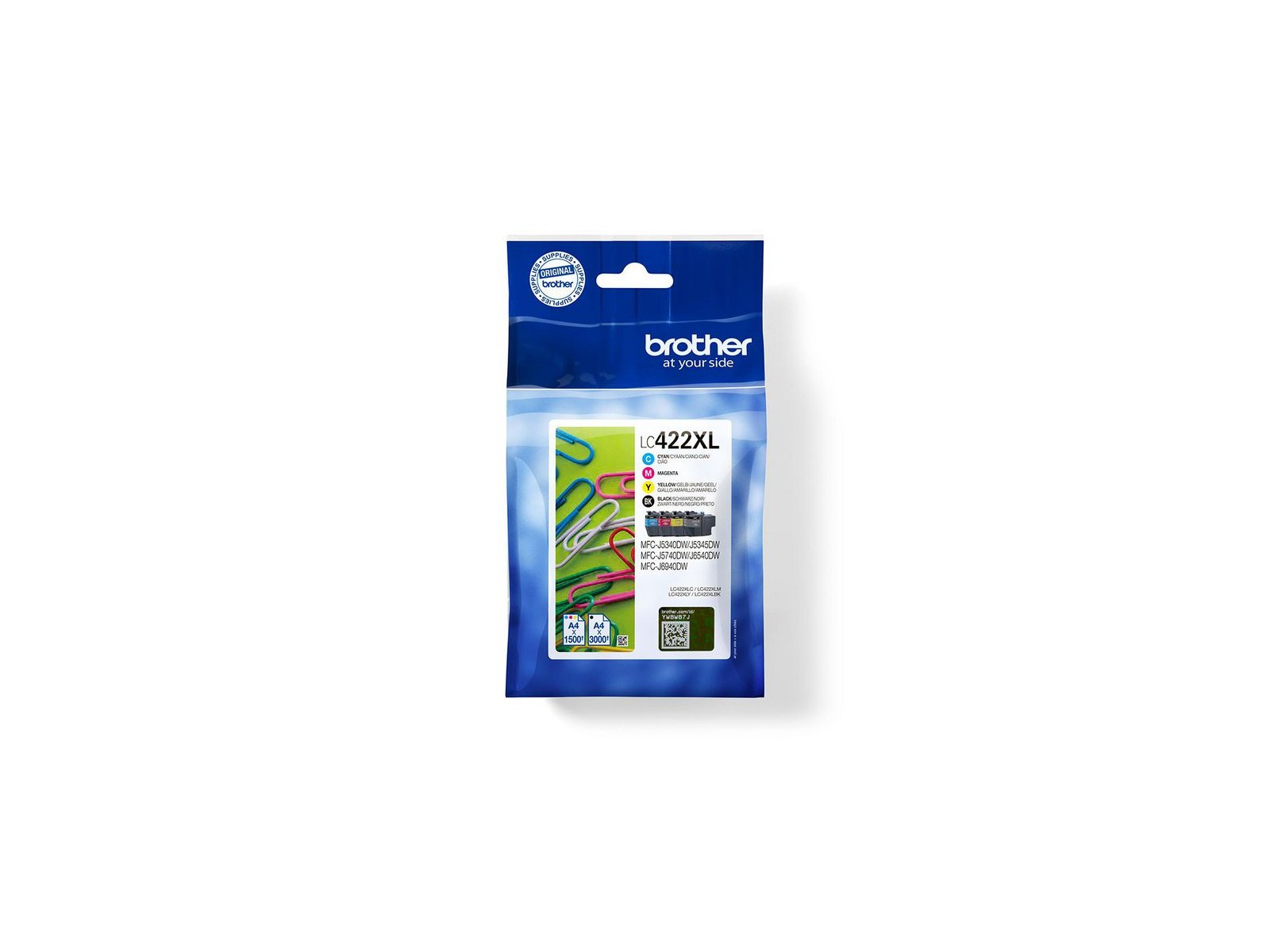 LC422XLVAL LC422XLVAL Brother Lc-422Xlval Ink Cartridge 4 Pc(S) Original Black, Cyan, Magenta, Yellow LC422XLVAL LC422XLVAL Brother Lc-422Xlval Ink Cartridge 4 Pc(S) Original Black, Cyan, Magenta, Yellow