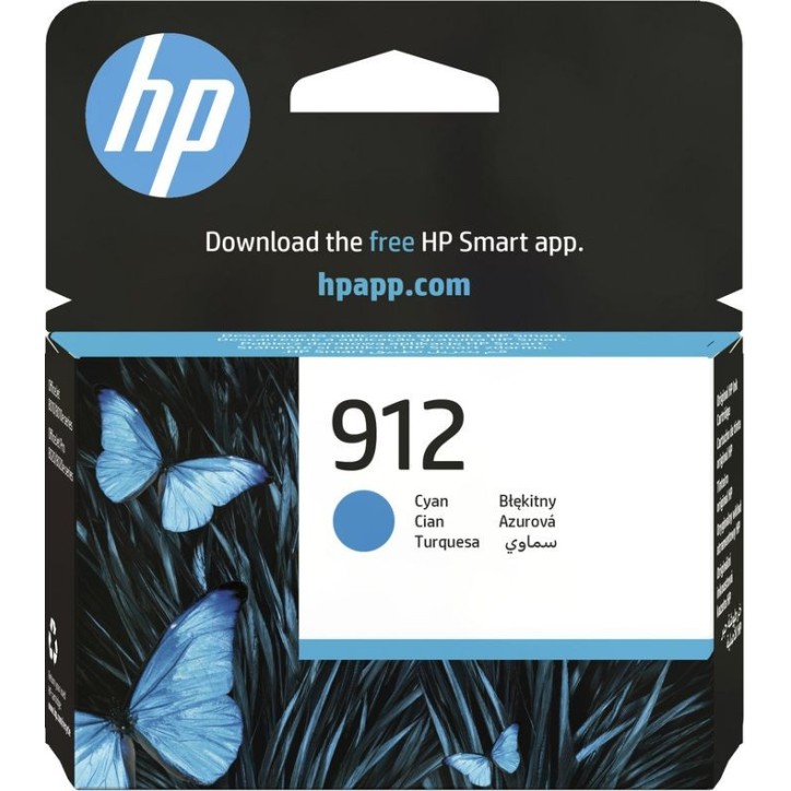3YL77AE HP 912 Cyan Original Ink Cartridge