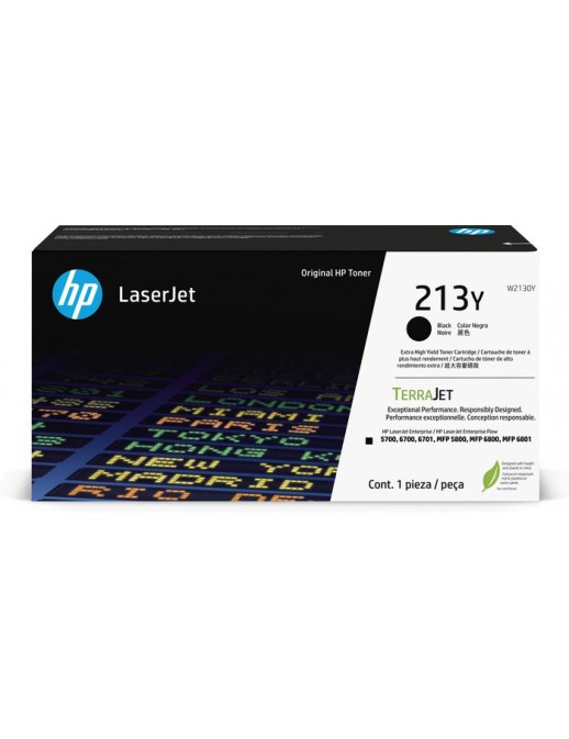 W2130Y W2130Y HP 213Y Extra High Yield Black Original Laserjet Toner Cartridge