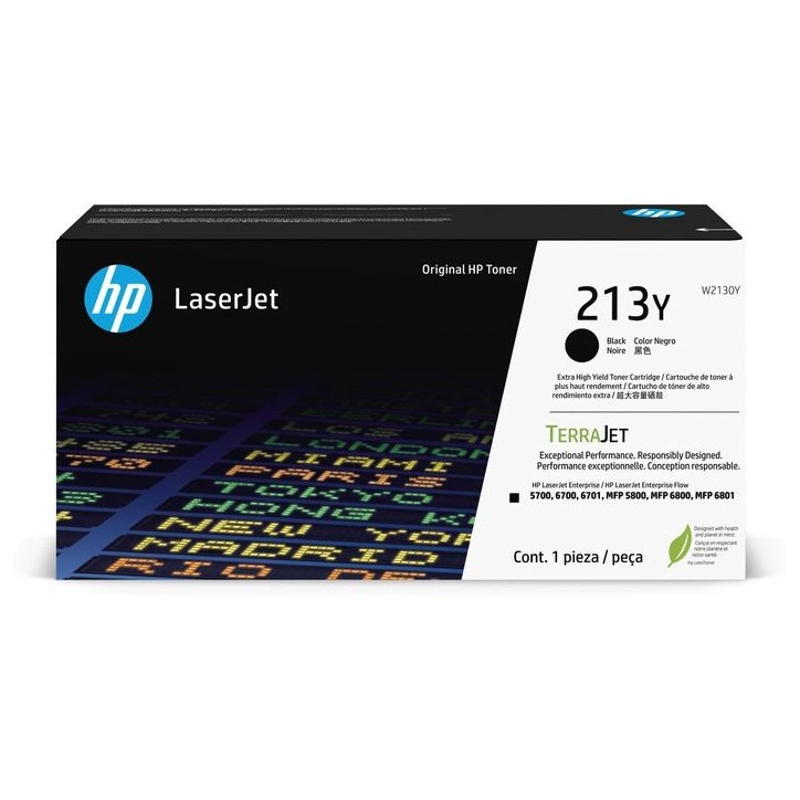 W2130Y HP 213Y Extra High Yield Black Original Laserjet Toner Cartridge
