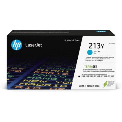 W2131Y W2131Y HP 213Y Extra High Yield Cyan Original Laserjet Toner Cartridge
