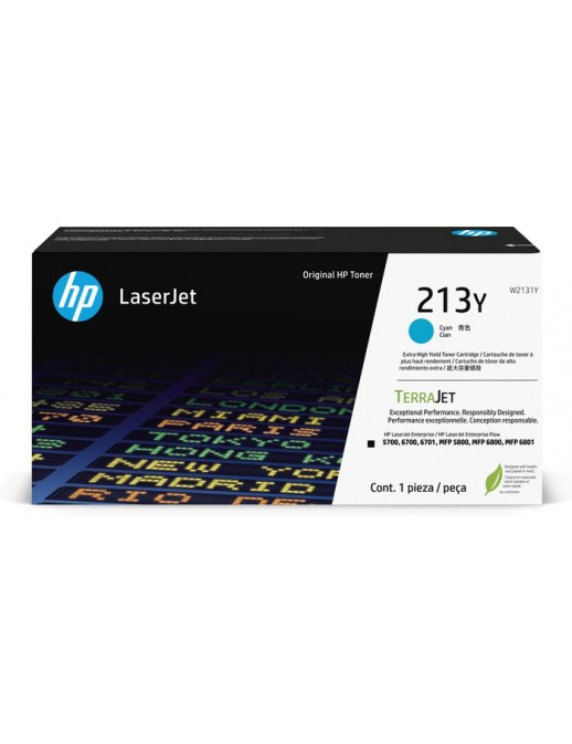 W2131Y W2131Y HP 213Y Extra High Yield Cyan Original Laserjet Toner Cartridge