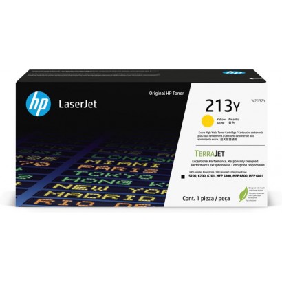 W2132Y W2132Y HP 213Y Extra High Yield Yellow Original Laserjet Toner Cartridge