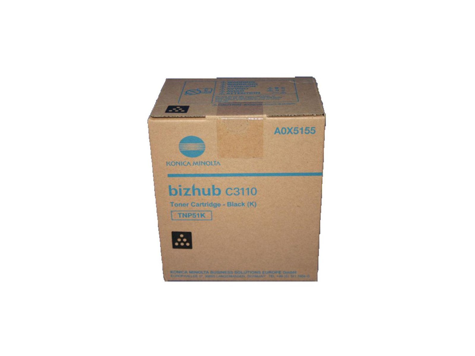 A0X5155 A0X5155 Konica Minolta Tnp-51K Toner Cartridge 1 Pc(S) Original Black A0X5155 A0X5155 Konica Minolta Tnp-51K Toner Cartridge 1 Pc(S) Original Black