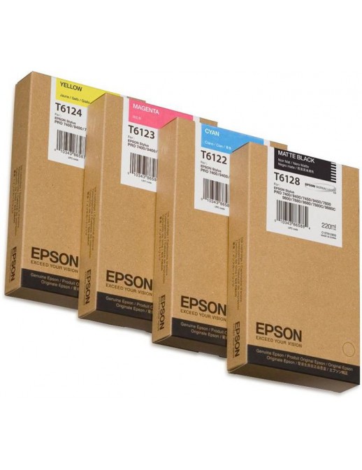 C13T612400 Epson Singlepack Yellow T612400 220 ml