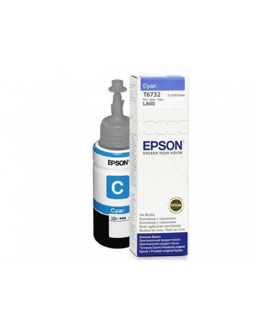 C13T67324A Epson T6732 Cyan Ink Bottle 70Ml