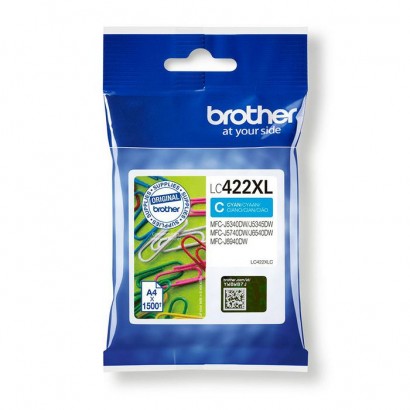 LC422XLC LC422XLC Brother Lc-422Xlc Ink Cartridge 1 Pc(S) Original Cyan