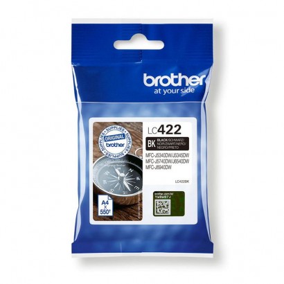 LC422BK LC422BK Brother Lc-422Bk Ink Cartridge 1 Pc(S) Original Black