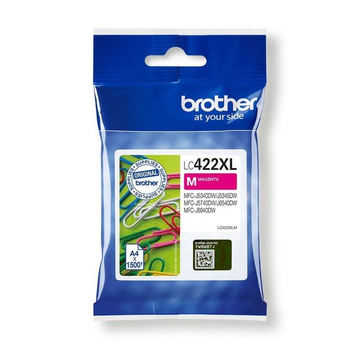 LC422XLM Brother Lc-422Xlm Ink Cartridge 1 Pc(S) Original Magenta