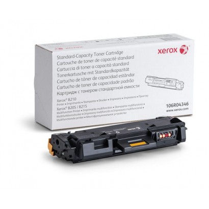 106R04346 Xerox 05 / B210 / B215 Black Standard Capacity Toner Cartridge (1500 Pages) - 106R04346...