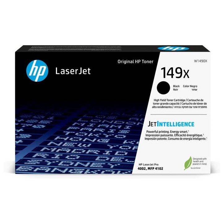 W1490X HP 149X High Yield Black Original Laserjet Toner Cartridge