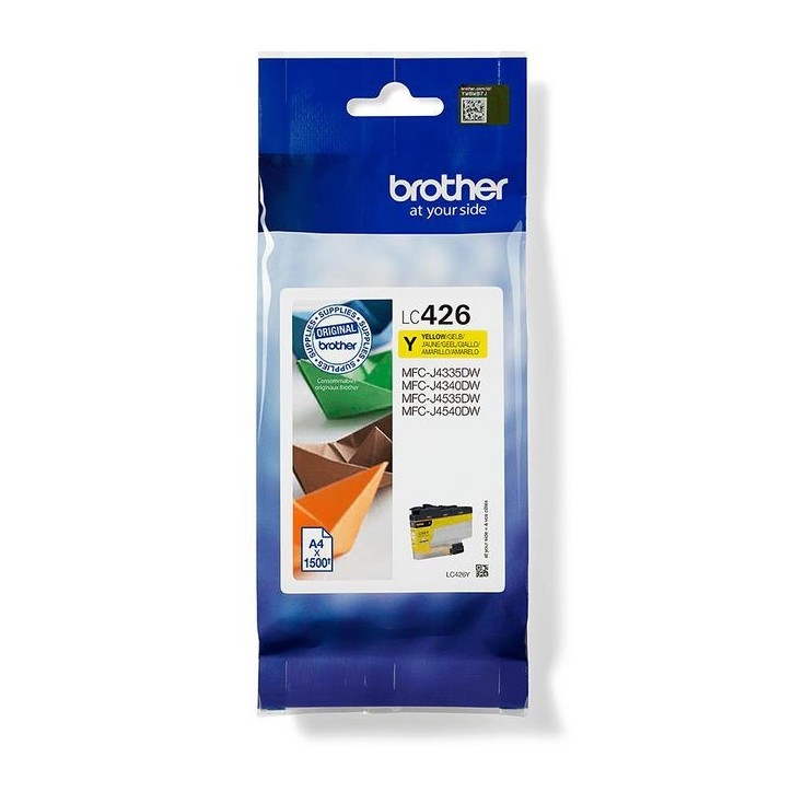 LC426Y Brother Lc-426Y Ink Cartridge 1 Pc(S) Original Yellow LC426Y Brother Lc-426Y Ink Cartridge 1 Pc(S) Original Yellow