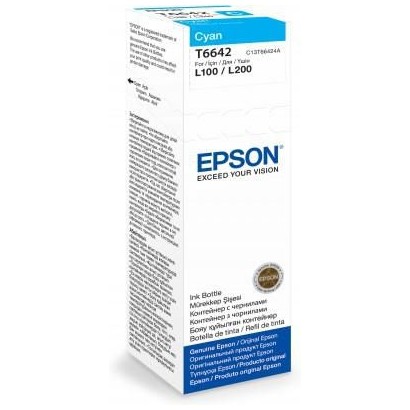 C13T66424A Epson T6642 Cyan Ink Bottle 70Ml