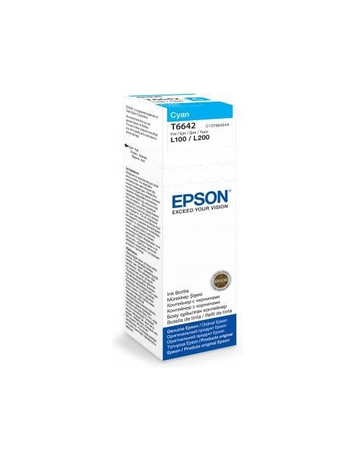 C13T66424A C13T66424A Epson T6642 Cyan Ink Bottle 70Ml