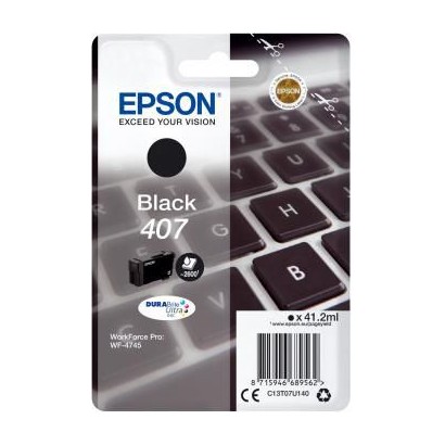 C13T07U140 C13T07U140 Epson Wf-4745 Ink Cartridge 1 Pc(S) Compatible High (Xl) Yield Black