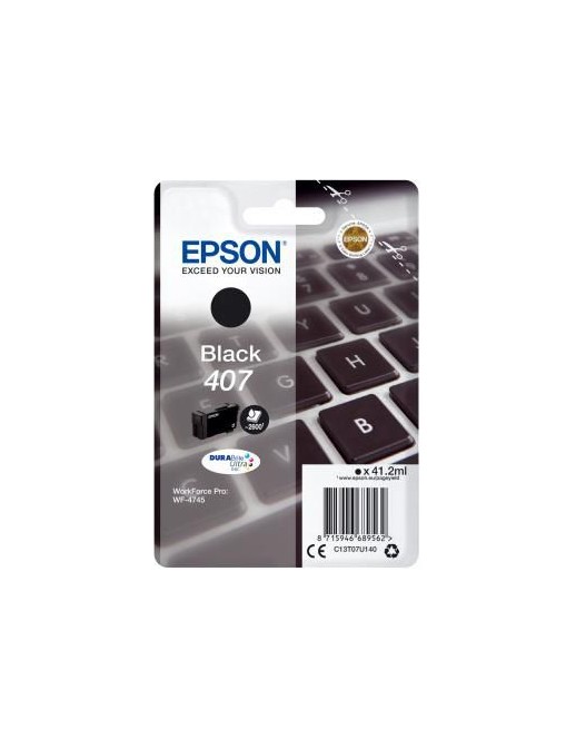 C13T07U140 C13T07U140 Epson Wf-4745 Ink Cartridge 1 Pc(S) Compatible High (Xl) Yield Black