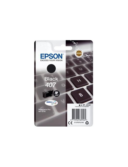 C13T07U140 Epson Wf-4745 Ink Cartridge 1 Pc(S) Compatible High (Xl) Yield Black