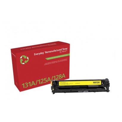 006R03810 Xerox Ay Remanufactured Everyday Yellow Remanufactured Toner By Xerox Replaces Hp 131A...