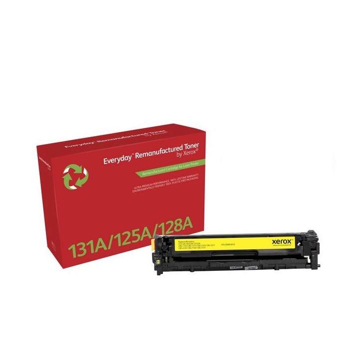 006R03810 Xerox Ay Remanufactured Everyday Yellow Remanufactured Toner By Xerox Replaces Hp 131A (Cf212A), Standard Capacity