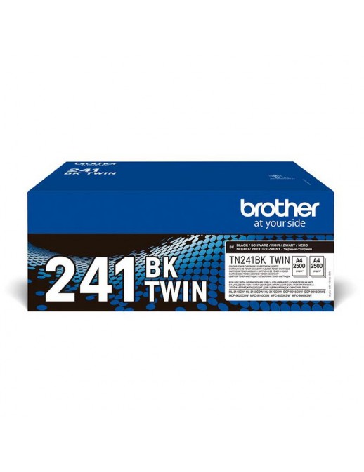 TN241BKTWIN TN241BKTWIN Brother TN241BK TWIN TONER FOR DCL - MOQ 4