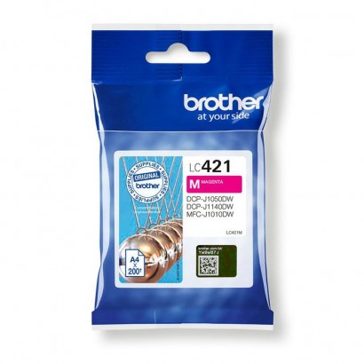 LC421M Brother Lc-421M Ink Cartridge 1 Pc(S) Original Magenta