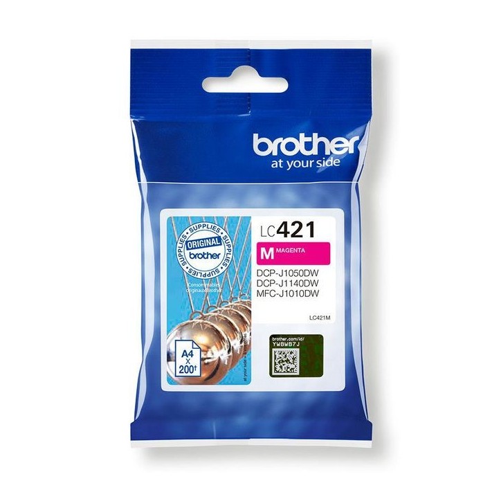 LC421M Brother Lc-421M Ink Cartridge 1 Pc(S) Original Magenta LC421M Brother Lc-421M Ink Cartridge 1 Pc(S) Original Magenta