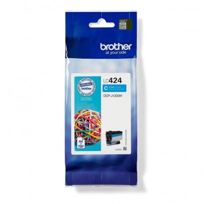 LC424C Brother Lc-424C Ink Cartridge 1 Pc(S) Original Cyan